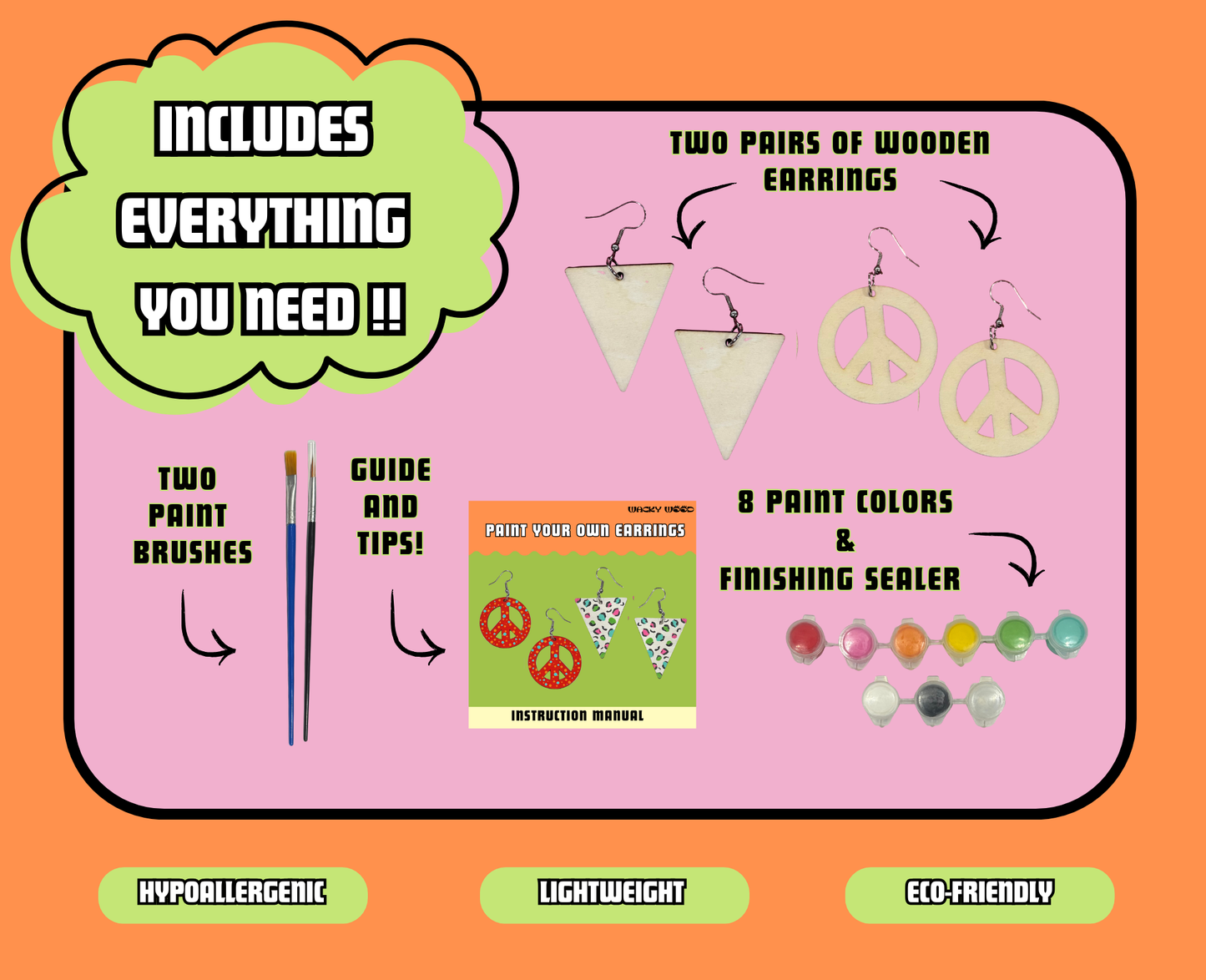PAINT YOUR OWN EARRIN KIT