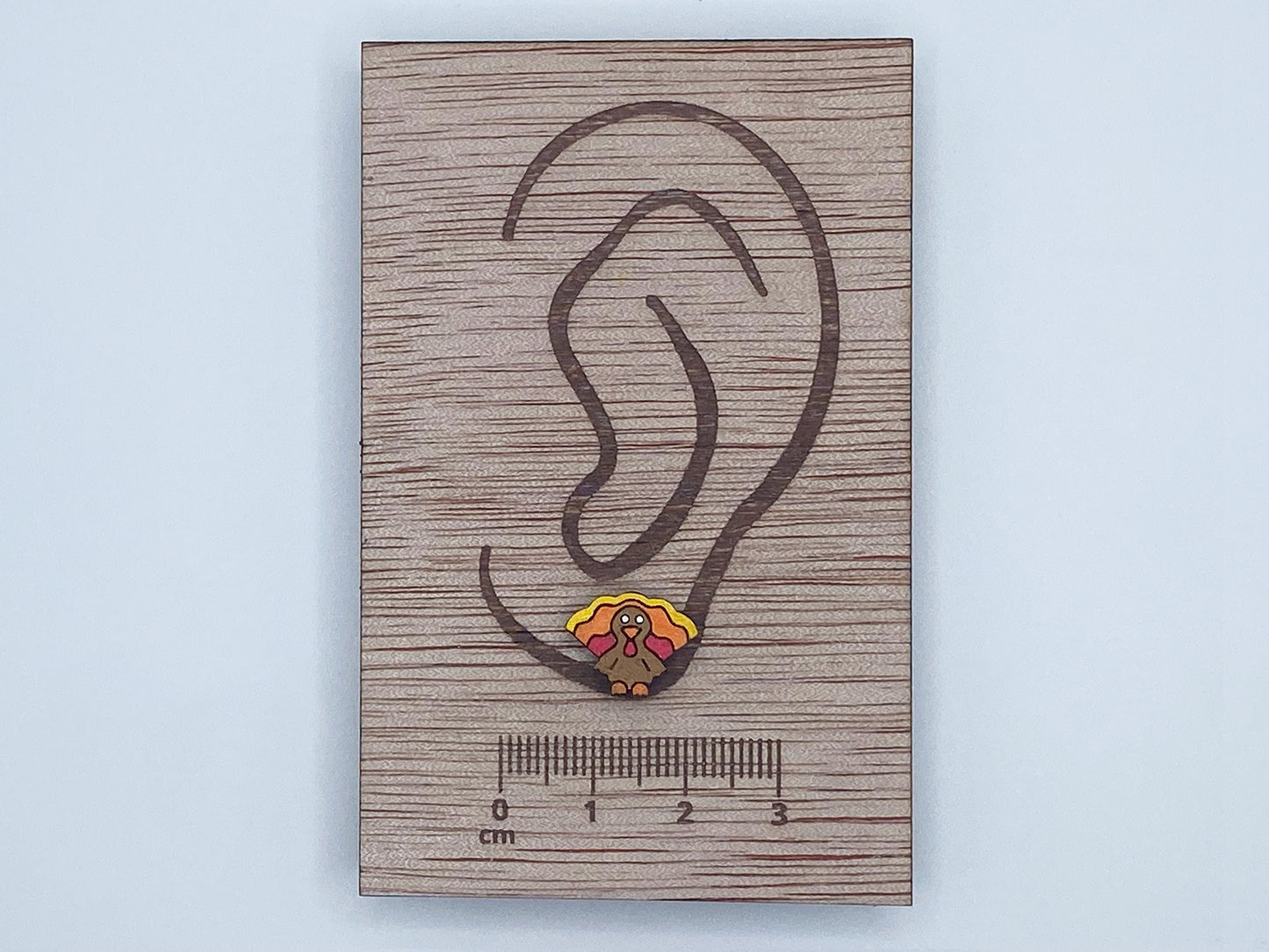 Turkey Earrings, Thanksgiving Earrings, Stud Earring