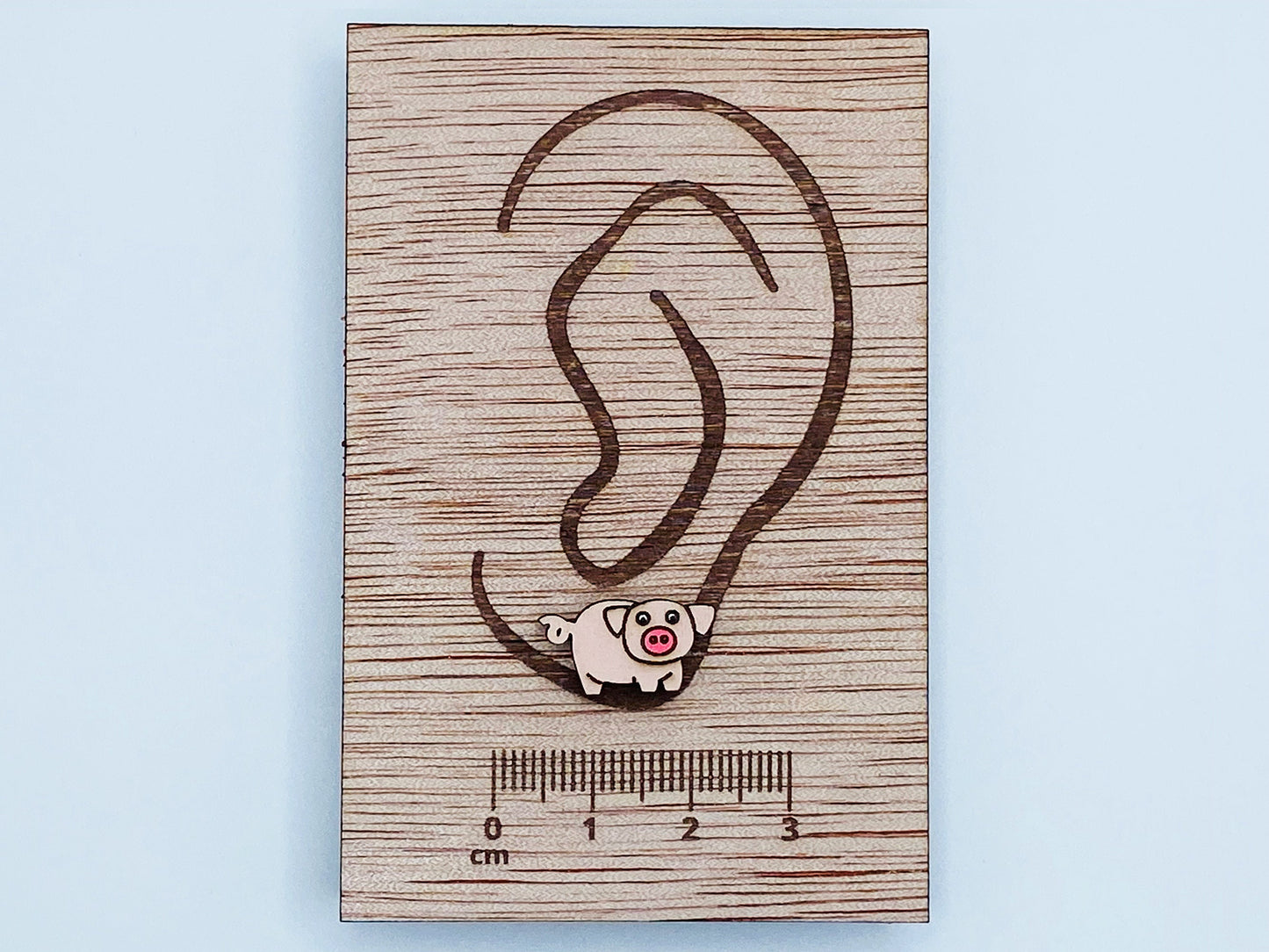 Pig Earrings, piggy Jewelry, Farm Gift, stud earrings, weird gift