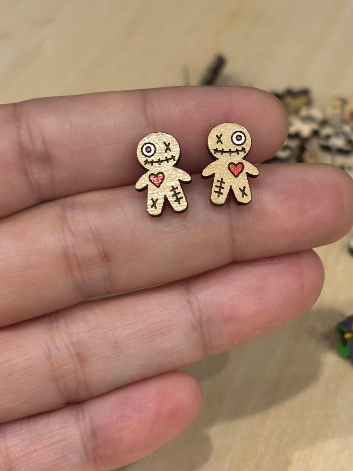 Voodoo Doll Earrings