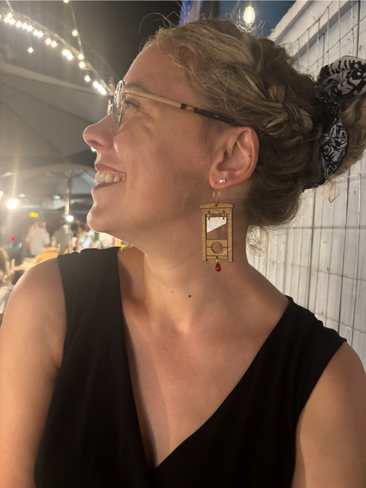 Guillotine Dangle Earrings