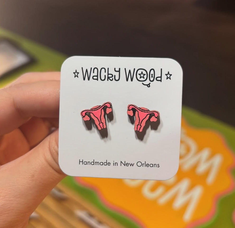 Uterus Earrings
